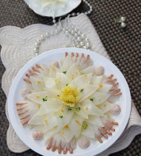 宴客菜佛手观音莲