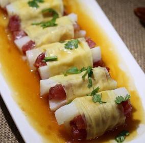 好吃的腊肠山药卷特色做法大全_菜谱-2345美食大全