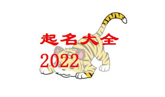 2022年下半年虎宝宝名字